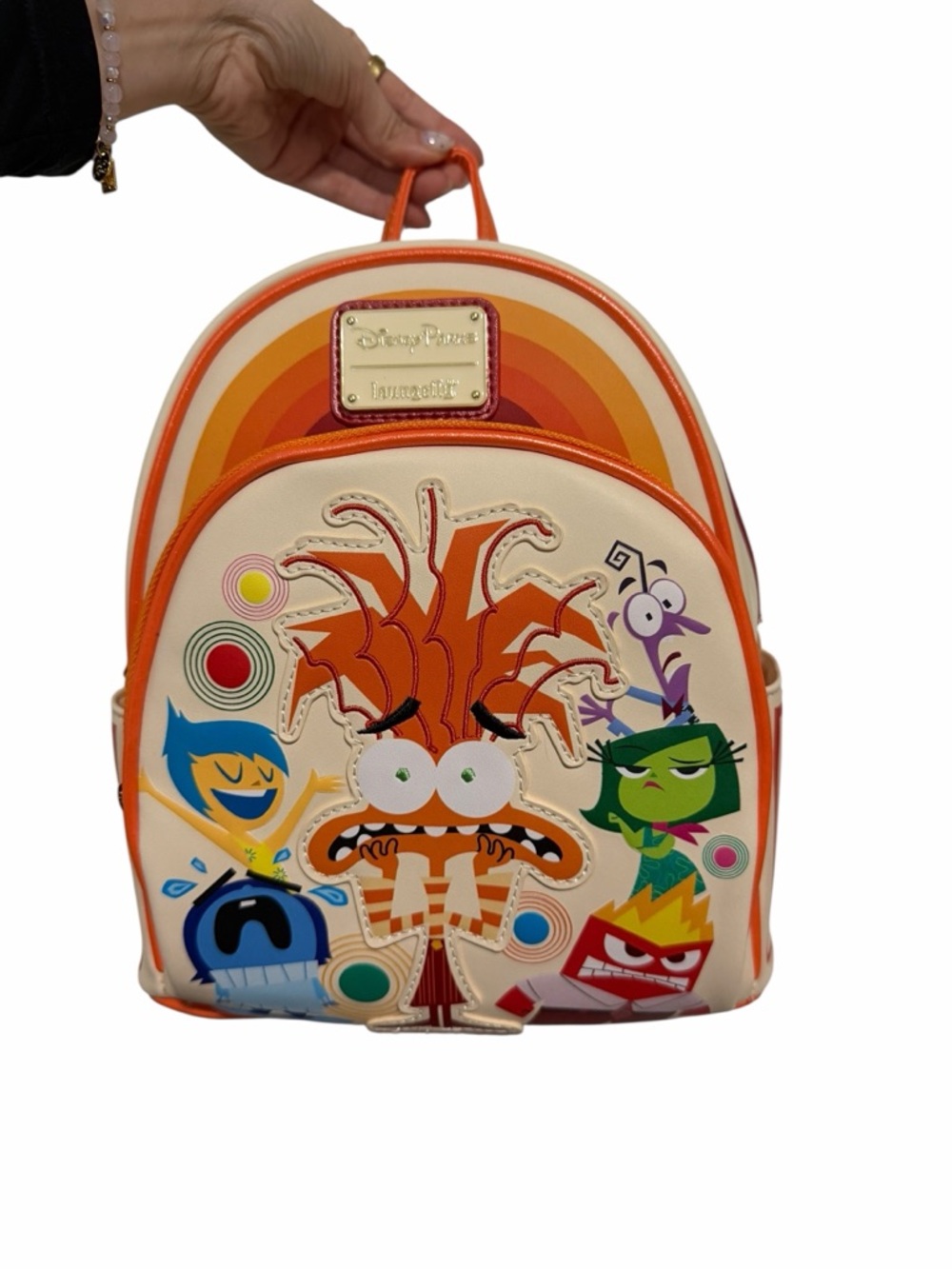 Disney Parks Inside Out 2 Anxiety Emotions Lounge Fly Mini Backpack NWT